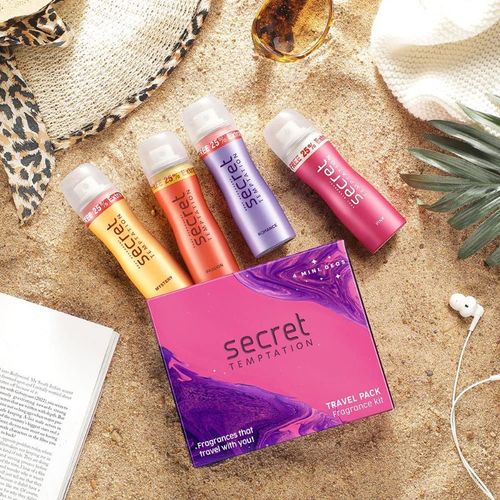Buy Secret Temptation Travel Pack Mini Deodorant For Women (Pack
