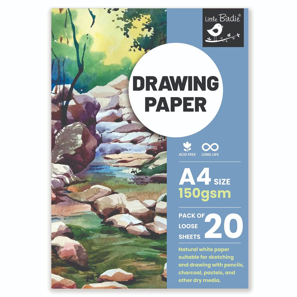 Buy online Drawing Sheets 29.7 * 21 Cm Tw Loose Blank Sheets Pg20