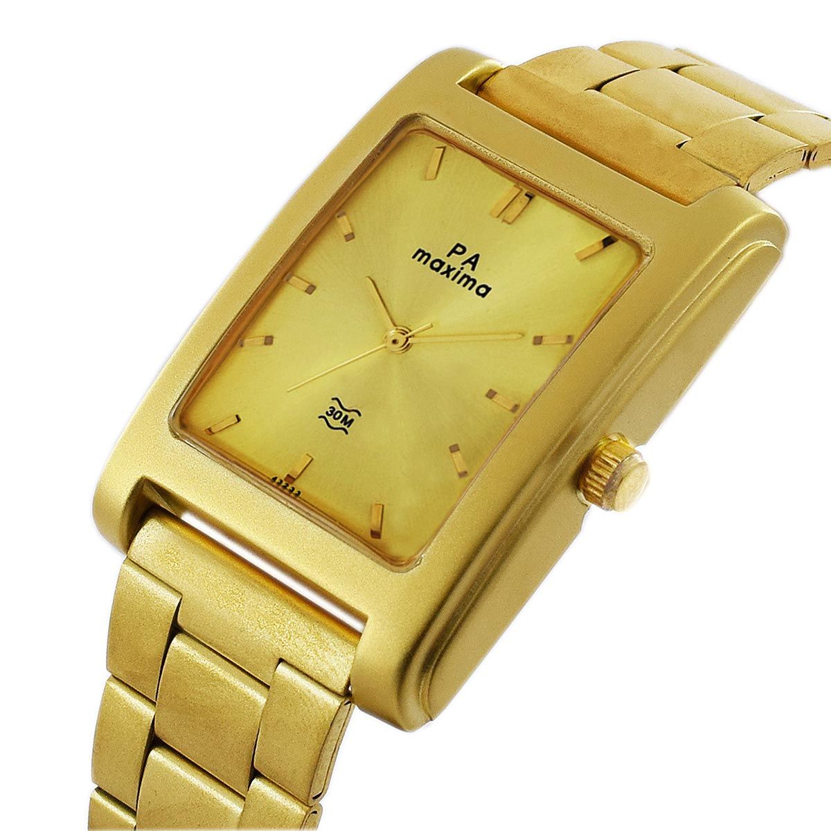 Buy Maxima Analog White Dial Gold Strap Watch For Women (O-64022BMLY)  Online at Best Prices in India - JioMart.