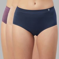 Buy C9 Air Wear P1402 Women's Seamless Panty S, Pack of 2 - Blue-  /shop