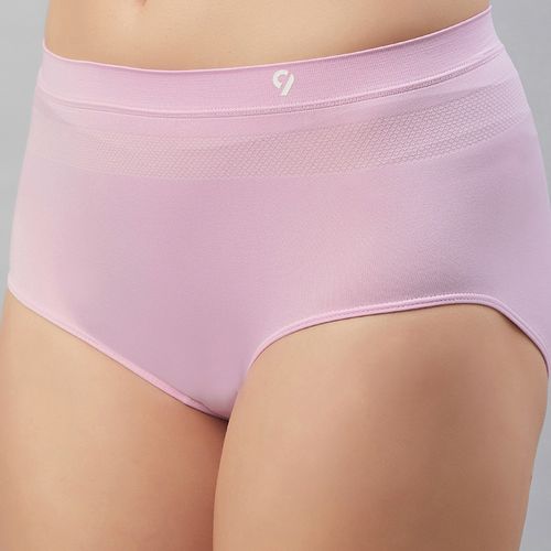 Buy C9 Airwear High Rise Solid Seamless Hipster Panty Combo For Lady -  Multicolor (Pack of 3) Online