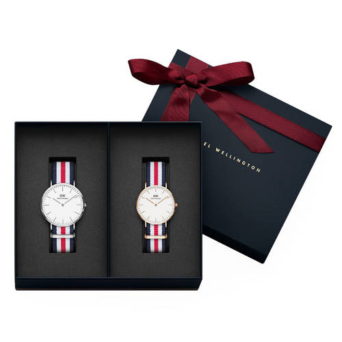 Buy Daniel Wellington Classic Canterbury Couple Watch Gift Set Online
