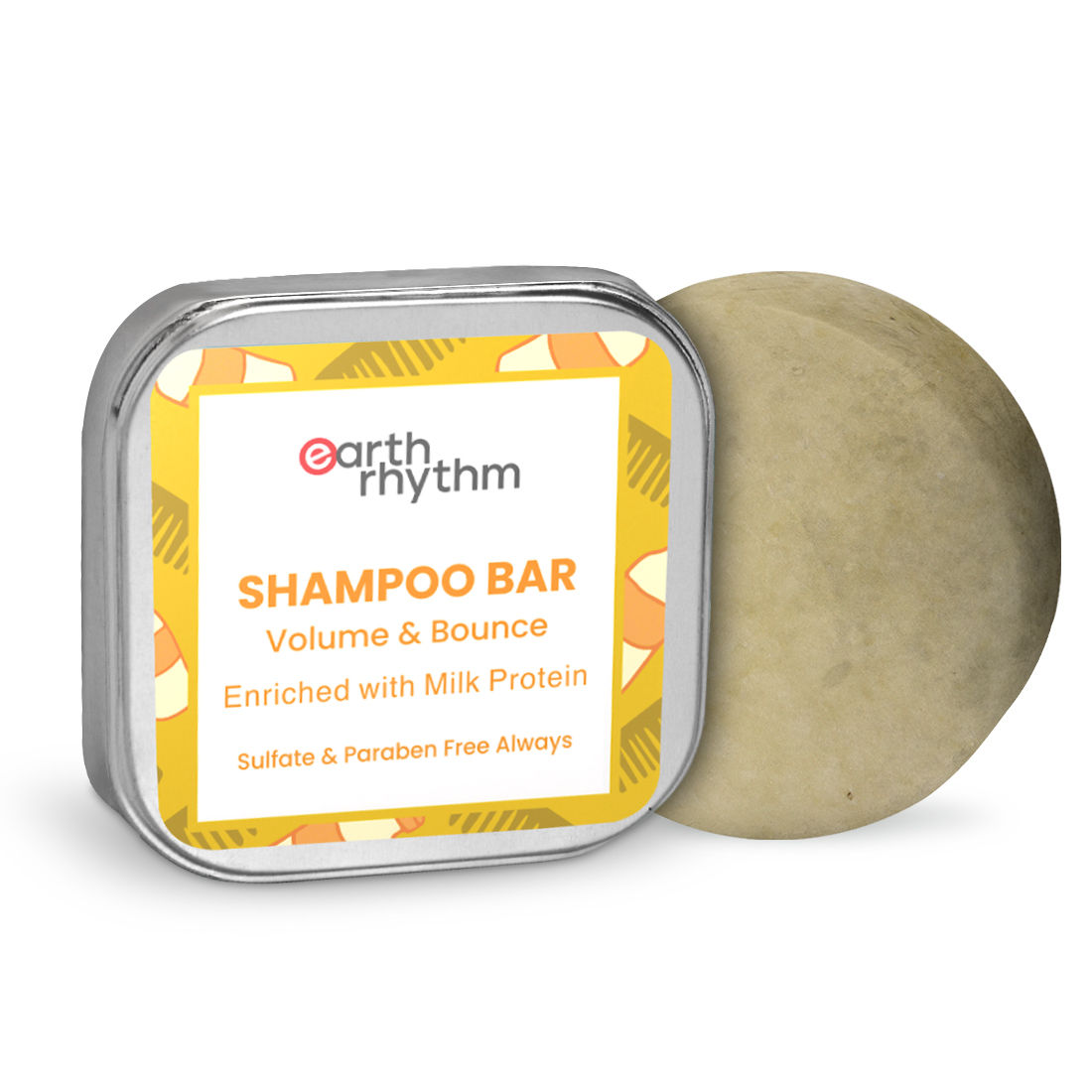 Buy Earth Rhythm Milk Protein Shampoo Bar (Tin) Online