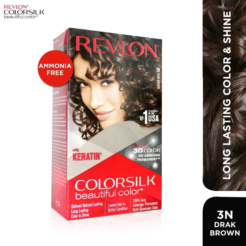 Revlon Colorsilk Hair Color - Dark Brown 3N: Buy Revlon Colorsilk Hair ...