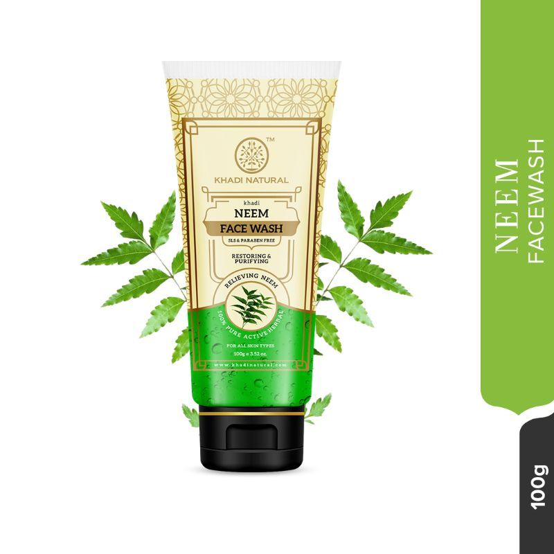 Buy Khadi Natural Neem Face Wash Remove Acne & Pimples Online