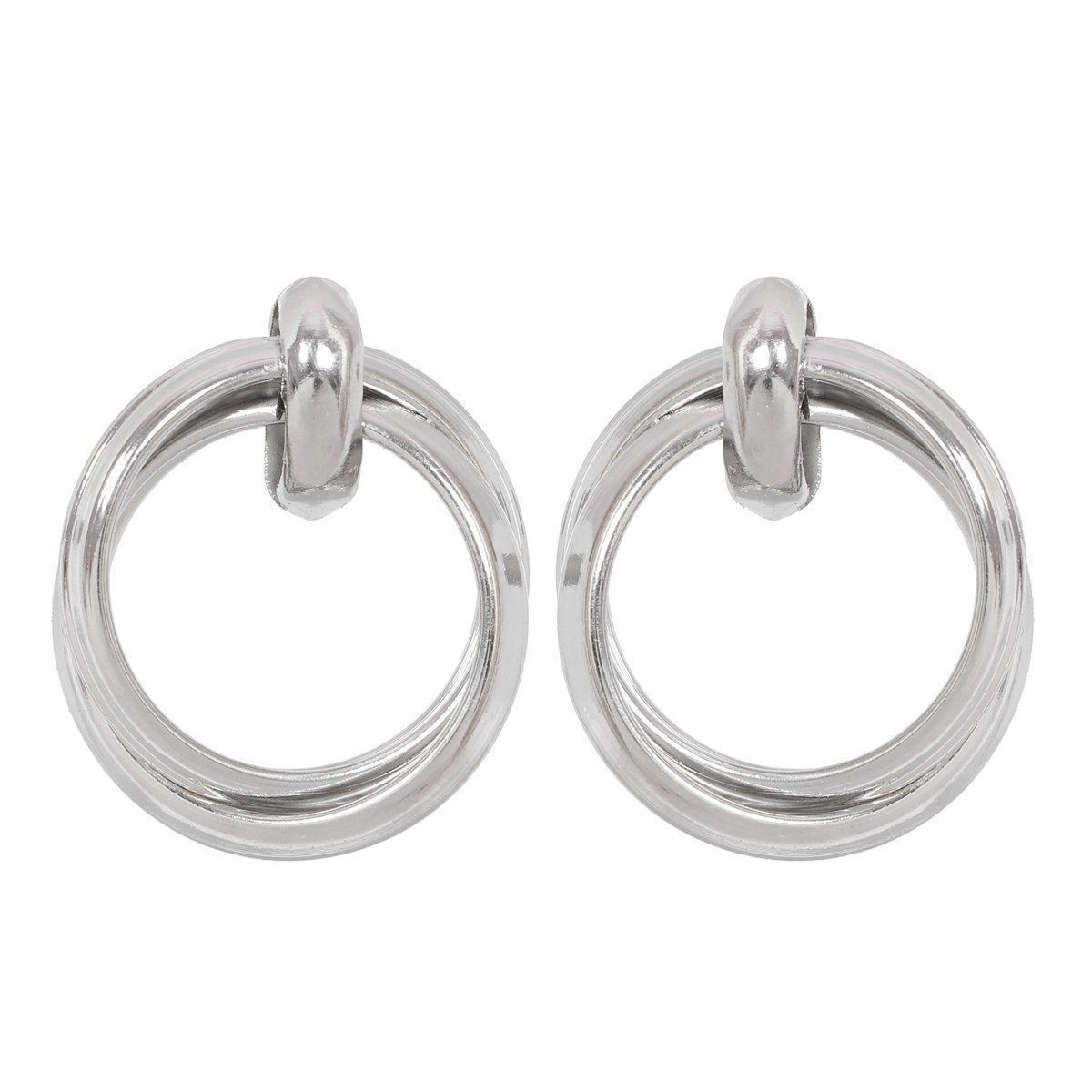 Buy Crunchy Fashion Silver Toned Elegant Ever stylish Drop Earrings Online