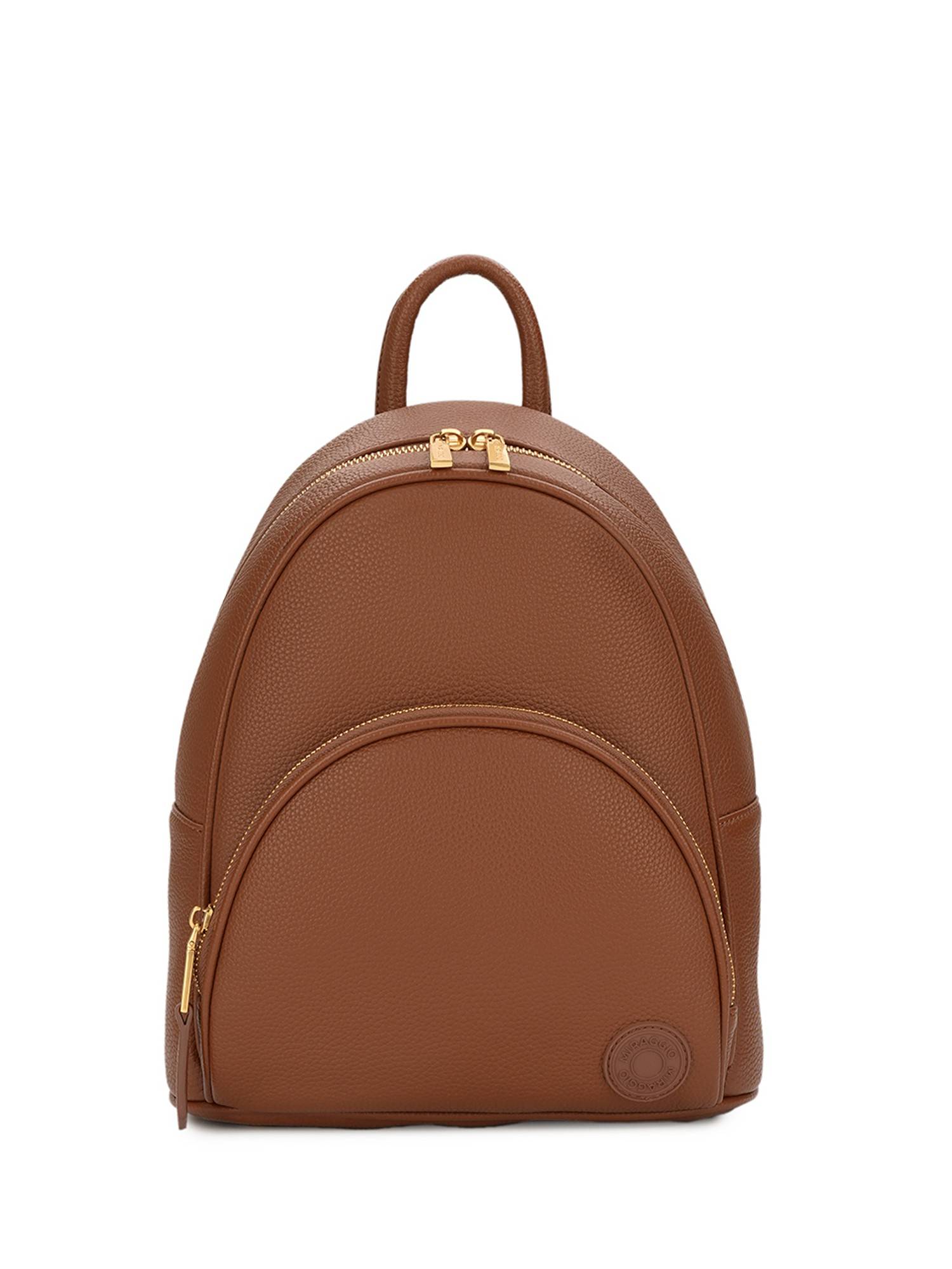 MIRAGGIO Women Axis Brown Backpack (M)