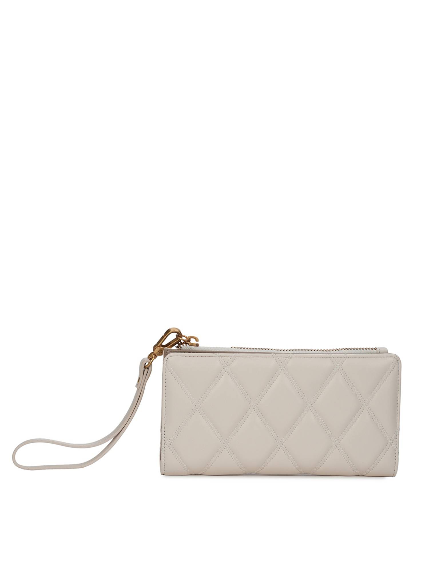 MIRAGGIO Women Amaya Off White Wristlet Wallet (S)