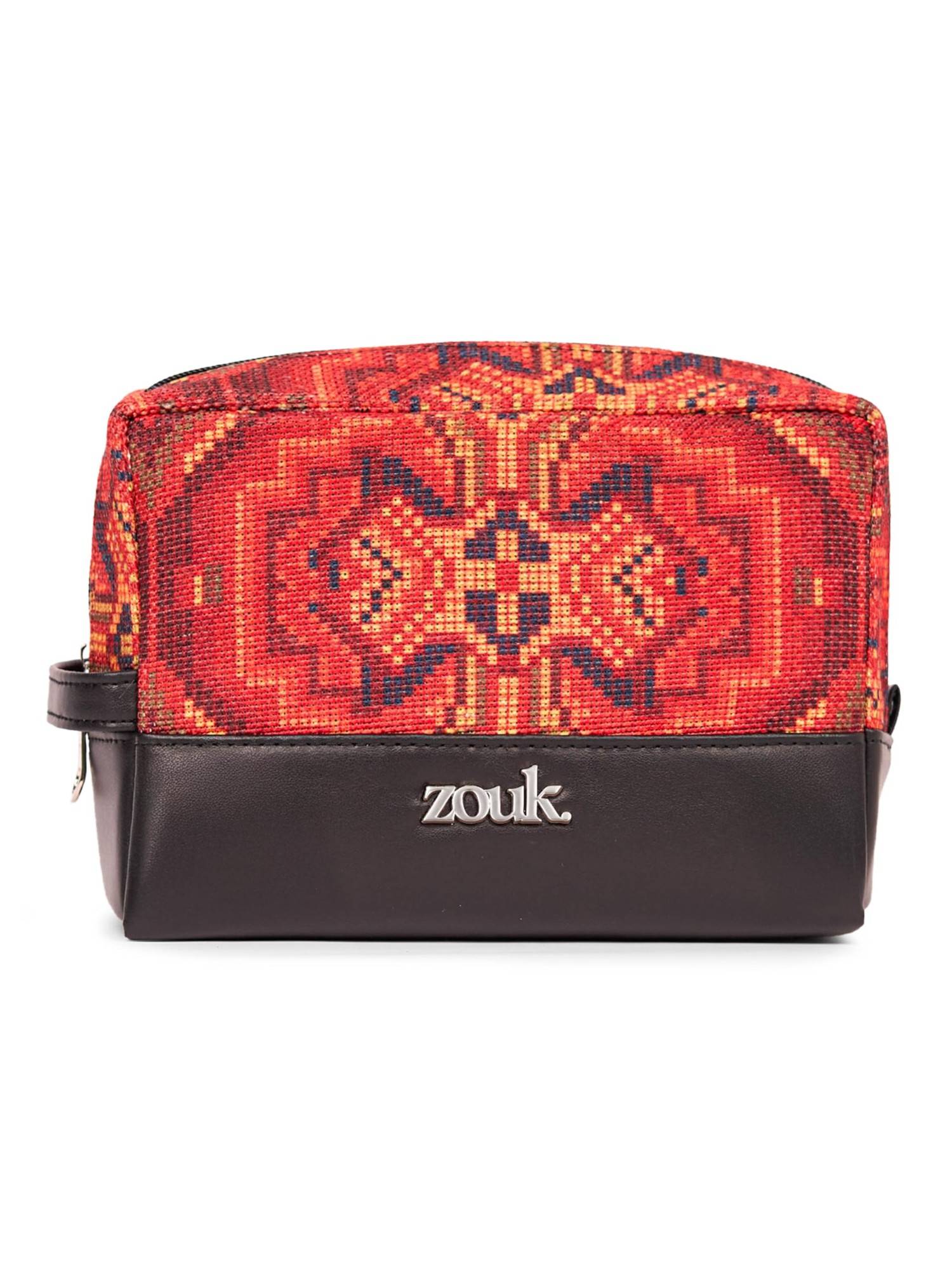 Zouk Women Orange Konark Chroma Raha Pouch (S)