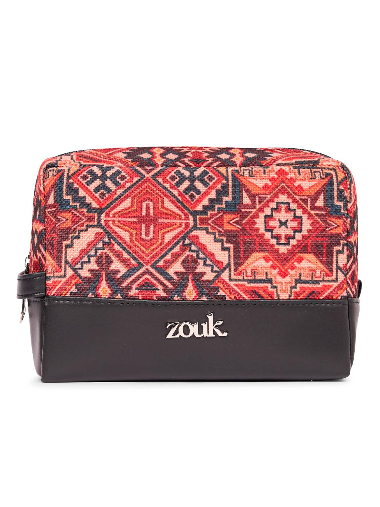 Zouk Women Multi-Color Patan Patola Raha Pouch (S)