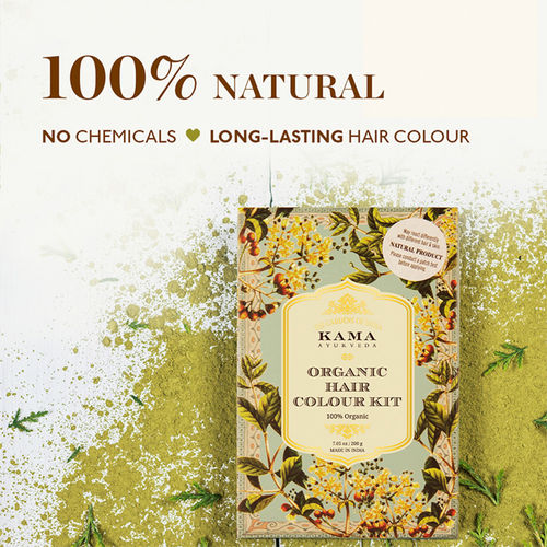 Kama Ayurveda Organic Hair Color Kit: Buy Kama Ayurveda Organic Hair Color  Kit Online at Best Price in India | Nykaa