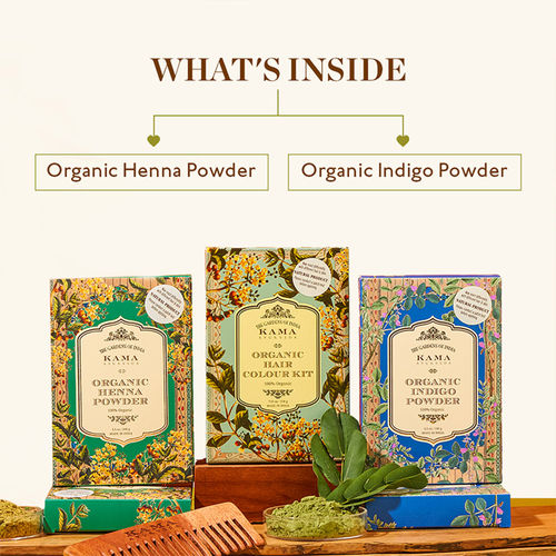 Kama Ayurveda Organic Hair Color Kit: Buy Kama Ayurveda Organic Hair Color  Kit Online at Best Price in India | Nykaa