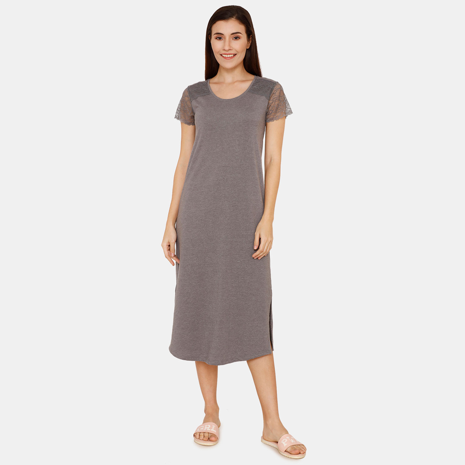 mid calf length night dress