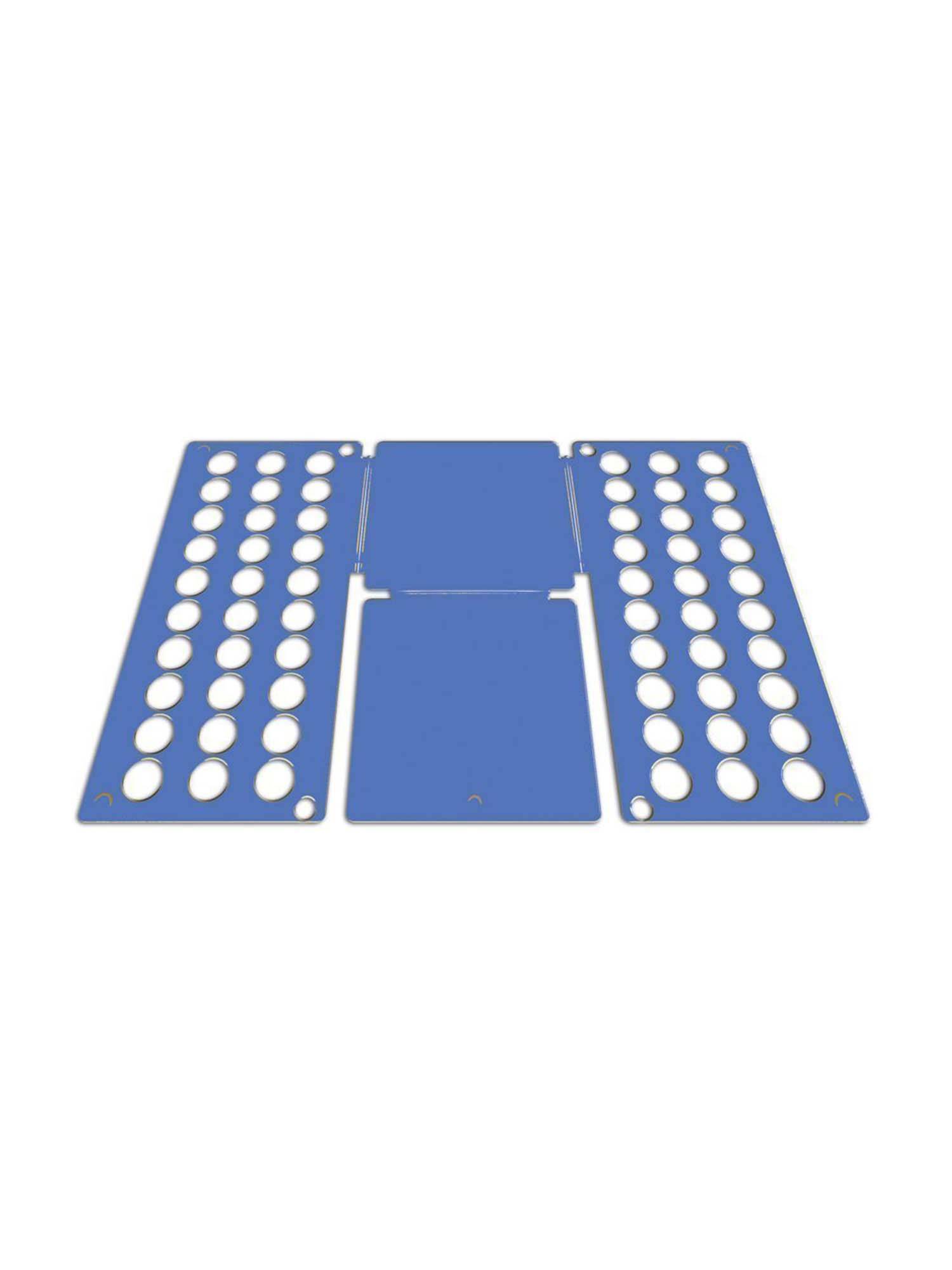 House of Quirk Blue Shirt Folding Board Fast Laundry Fold and Flip Adjustable Clothes Folder