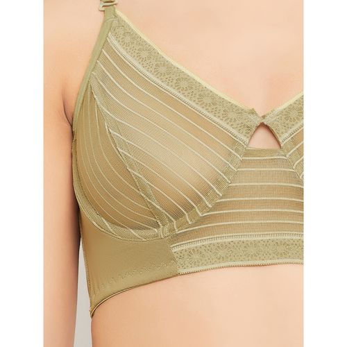 Buy Elegant Bottle Green Lace Bra - Women's Bra Online India - BR0282P17 |  Clovia