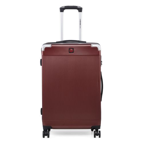 Buy Swiss Brand GENEVE Maroon Color ABS Material Hard 25