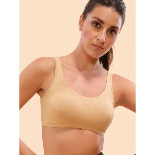 Buy Enamor Low Impact Cotton Sports Bra Non-Padded Wirefree