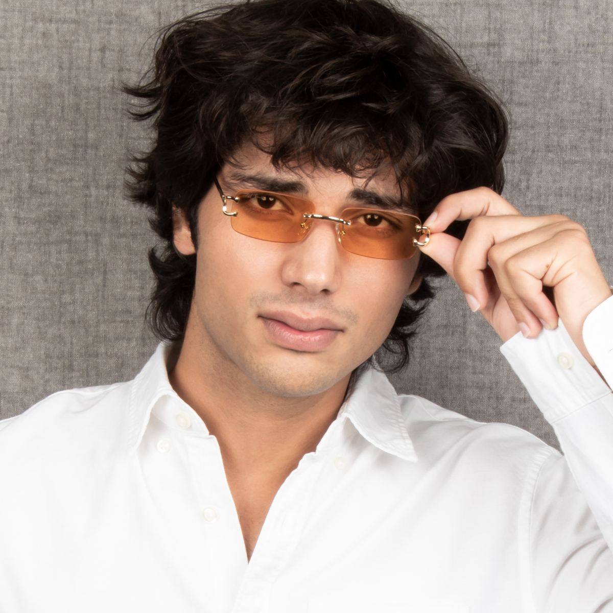 TED SMITH UV Protection Rectangular Sunglasses For Men Women - Clasique-C6