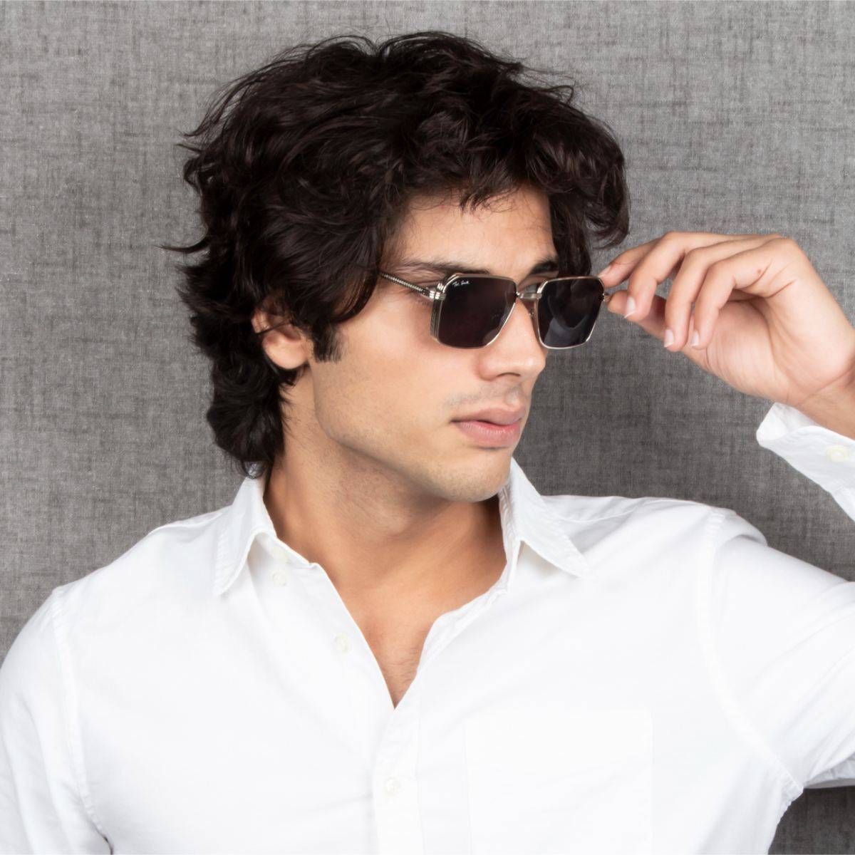 TED SMITH UV Protection Wayfarer Sunglasses for Men Women Stylish Trending Fashion Hexonme 2_C1