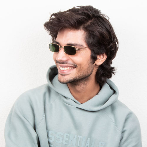 For Men Sunglasses Latest Trend TED SMITH UV Protection Rectangle - Main Image