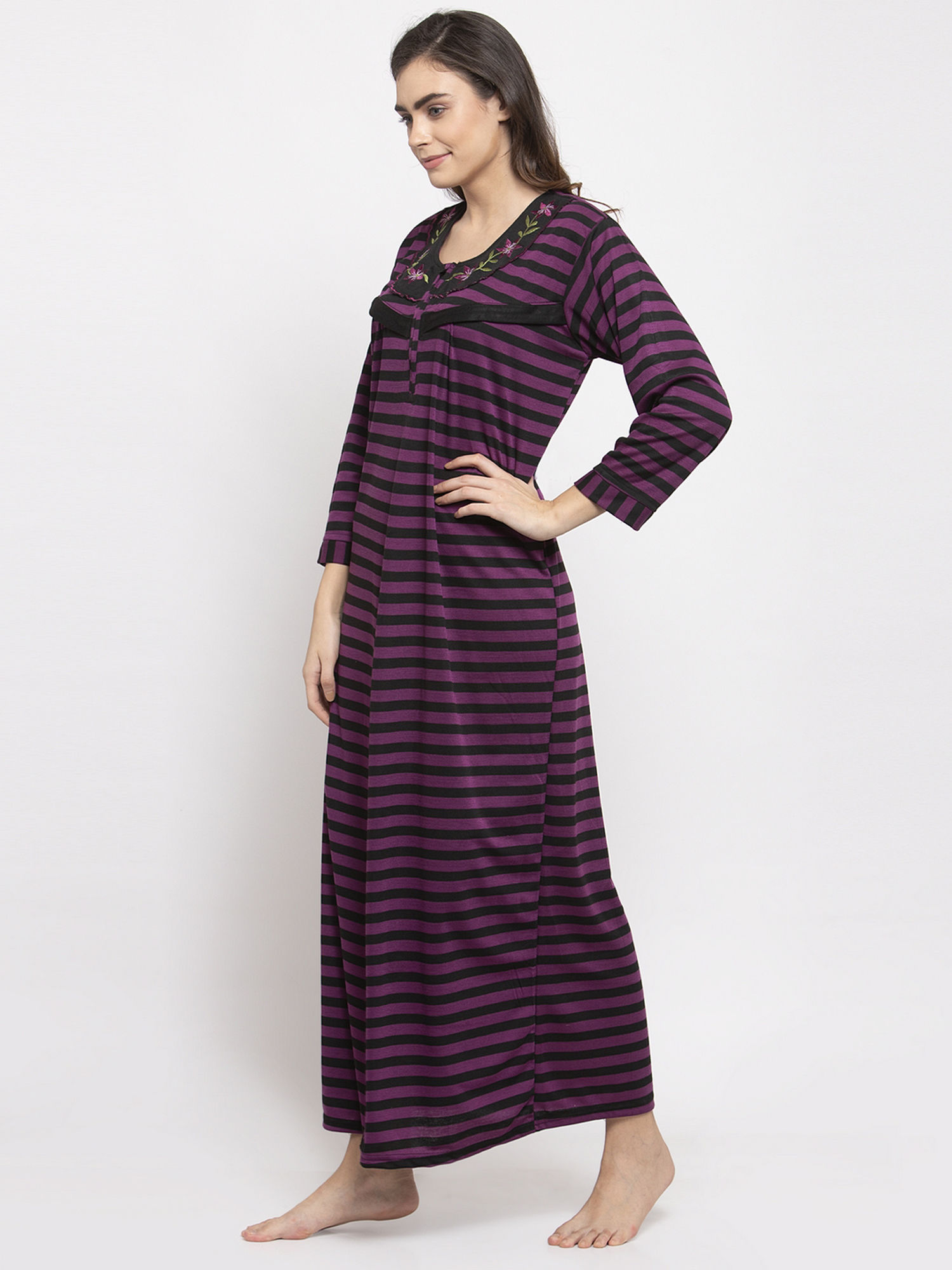 woolen maternity nighty