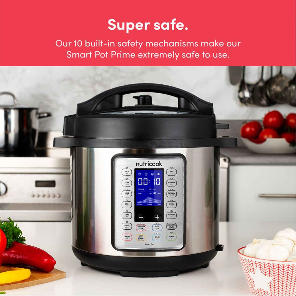 Nutricook pressure cooker hot sale