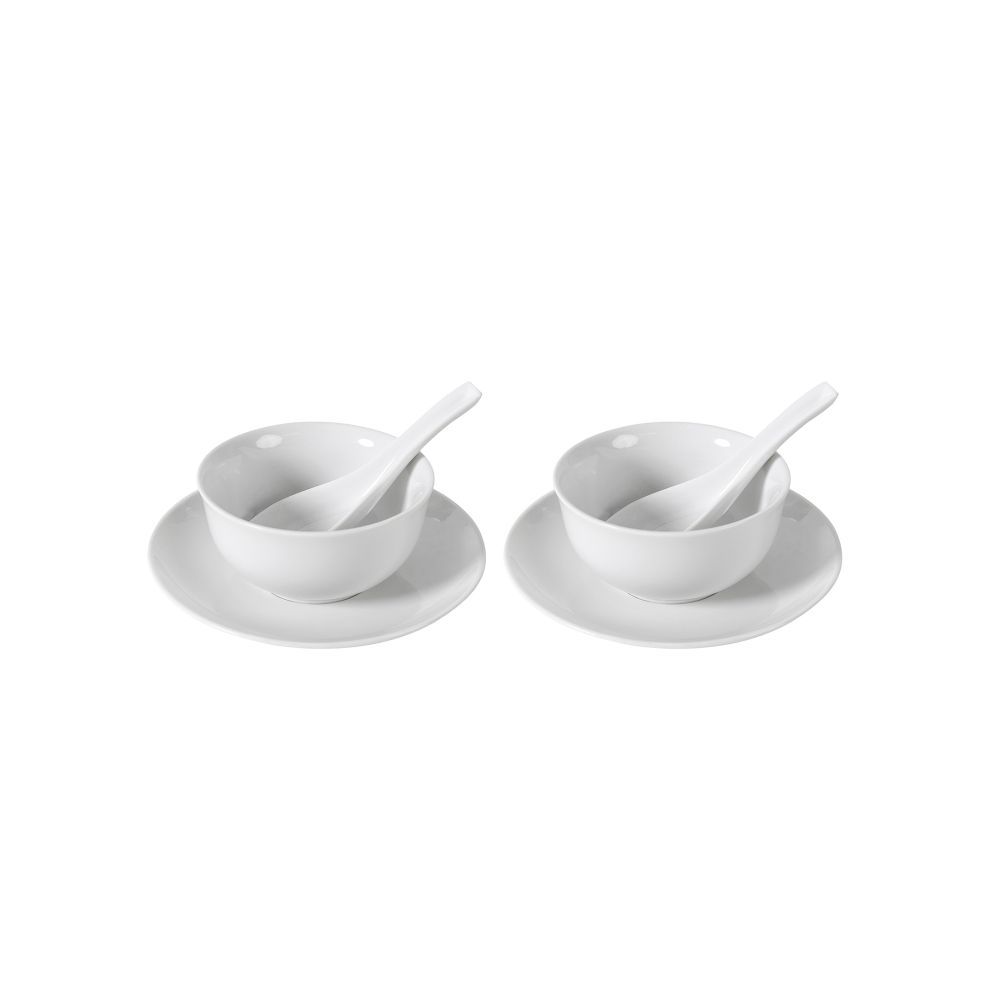 Pure Home + Living Set of 2 Cream Classic Soup Bowl Set Buy Pure Home + Living Set of 2 Cream