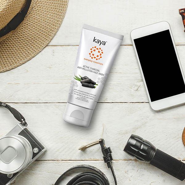 kaya charcoal face wash