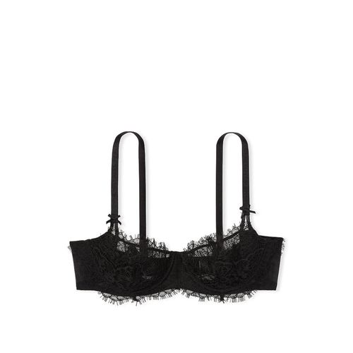Victoria's Secret Dream Angels Wicked Unlined Lace Balconette Bra Black  (34B)