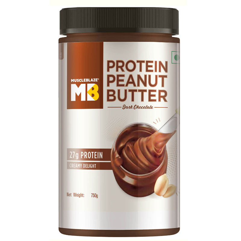MuscleBlaze High Protein Peanut Butter - Dark Chocolate