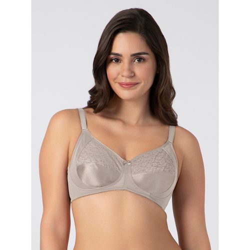 Buy Amante Polyamide Non-Padded Full Cup Wire Free Full Figure Bra