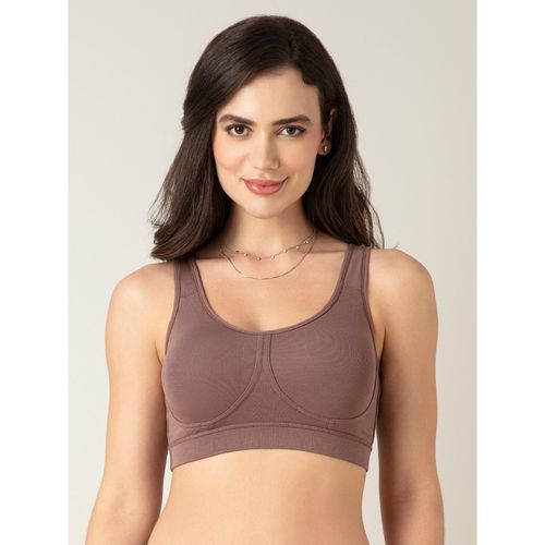 Buy Amante Modal Solid Non-Padded Full Cup Wire Free Full Figure