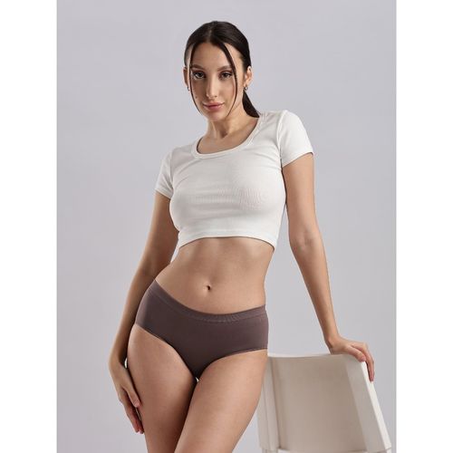 Buy Calvin Klein Womens Brown Solid Panty Online