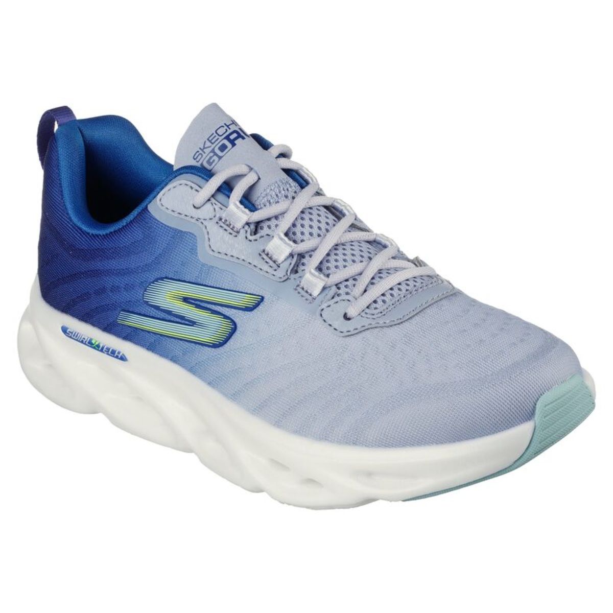 Buy SKECHERS GO RUN SWIRL TECH SPEED Blue Running Shoes Online