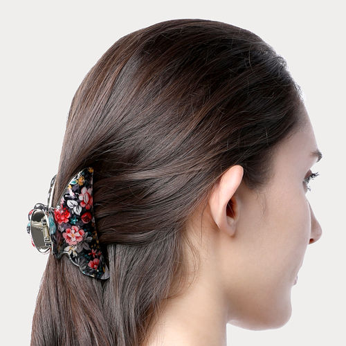 Accessorize London Women's Multi Color Floral Print hair Bulldog: Buy  Accessorize London Women's Multi Color Floral Print hair Bulldog Online at  Best Price in India | Nykaa