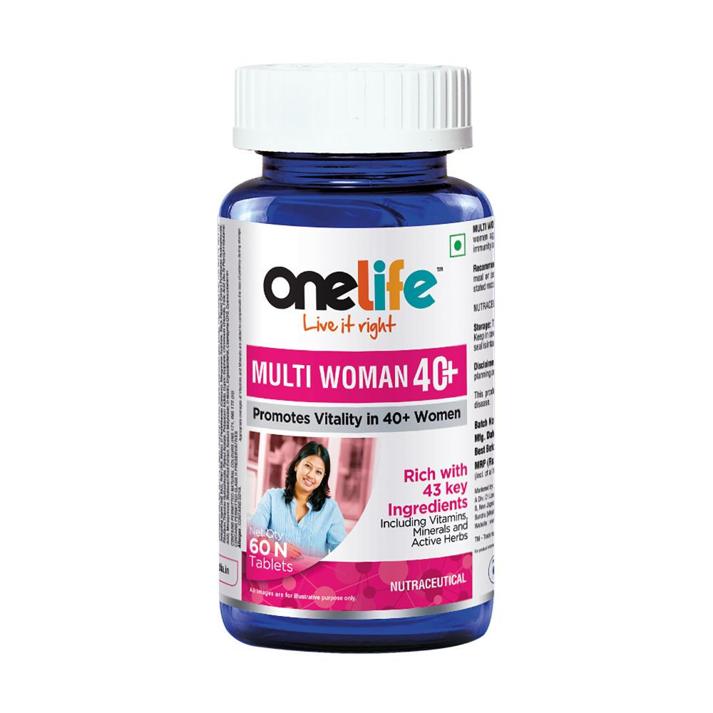 Onelife Multi Women 40+ :Multivitamins For Womens 50 Years and Above