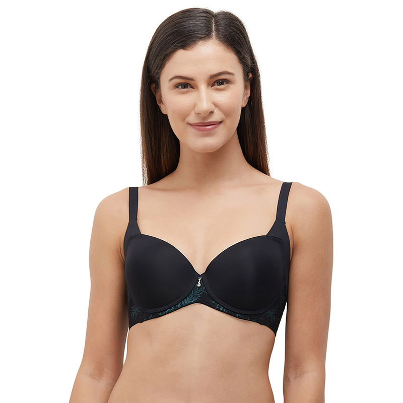 Wacoal 178149Women's Black T-Back Seamless Underwire Bra Size 34DD 