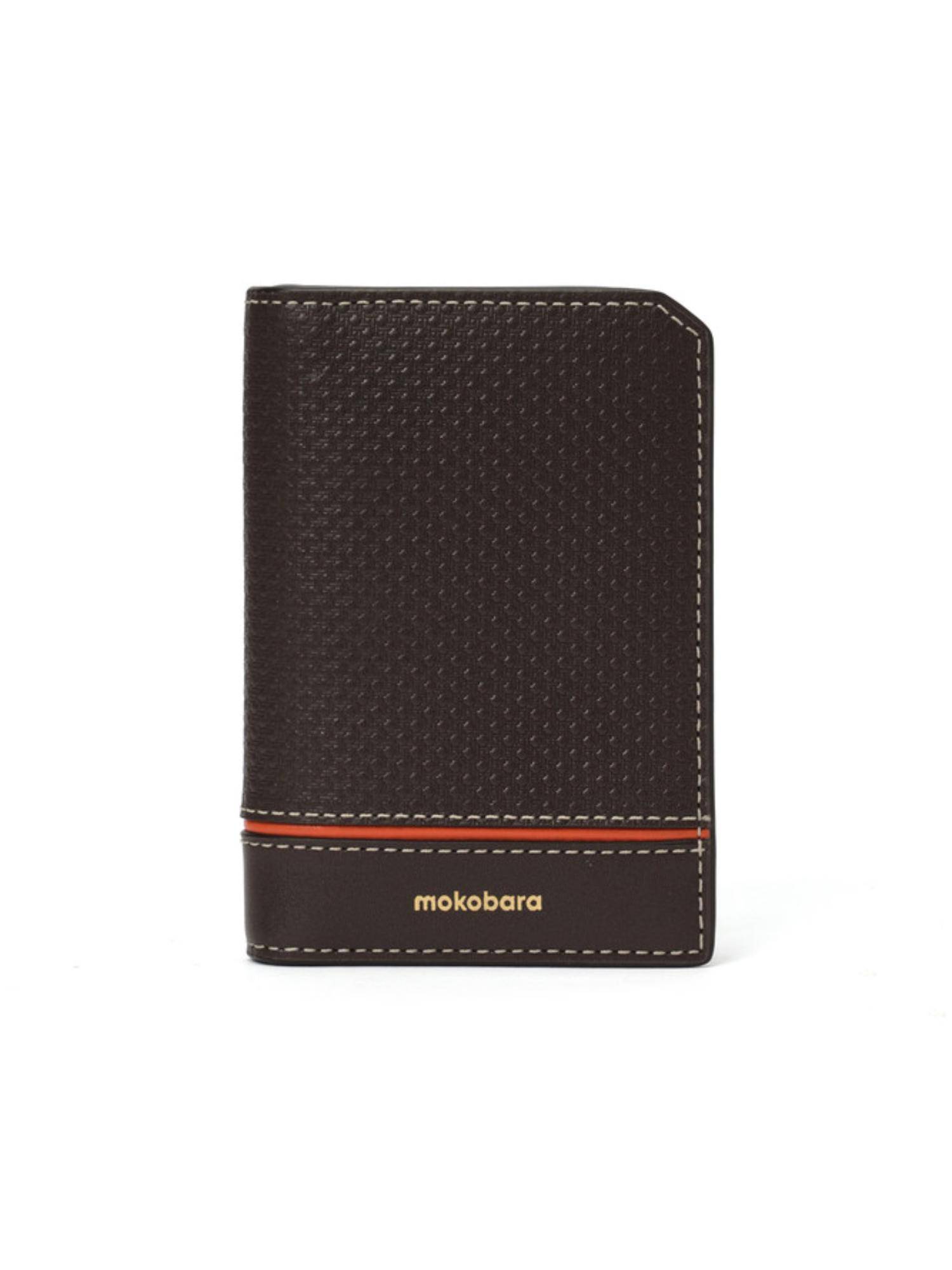 MOKOBARA Stash Card Case - Ka Ching Brown