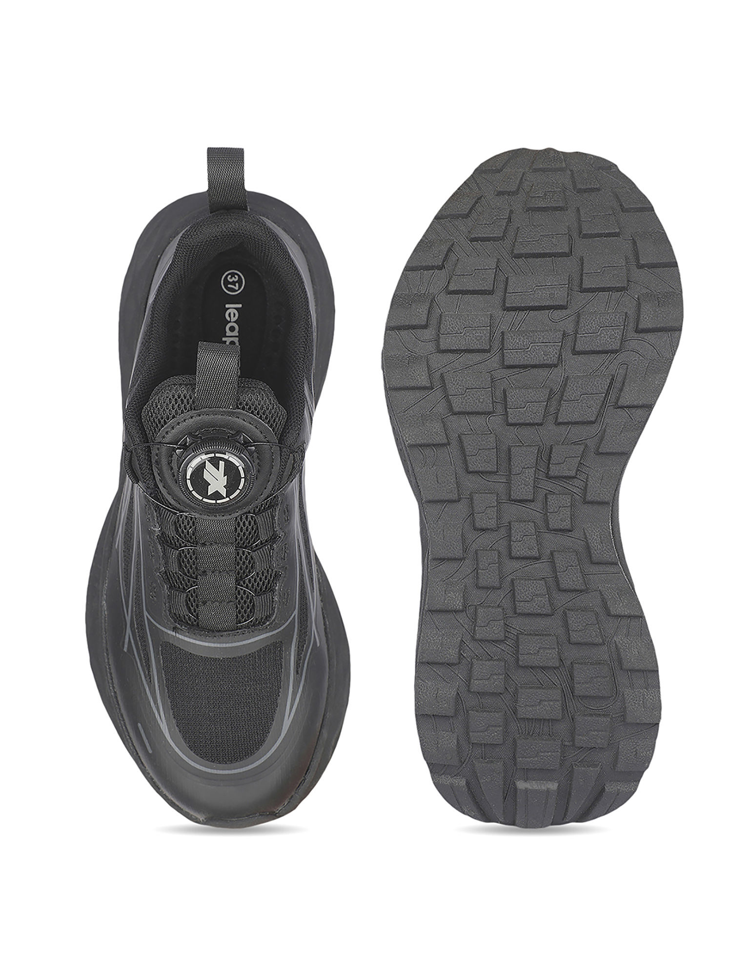 u Buy LIBERTY Leap7X Zq-Wfl-04 Black Sports Non Lacing Walking Shoes