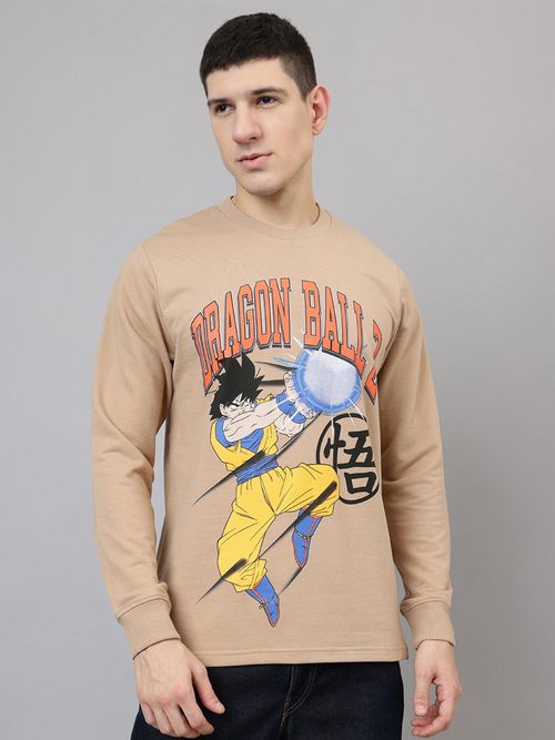 Free Authority Dragon Ball Z Printed Regular Fit T-Shirt for Men