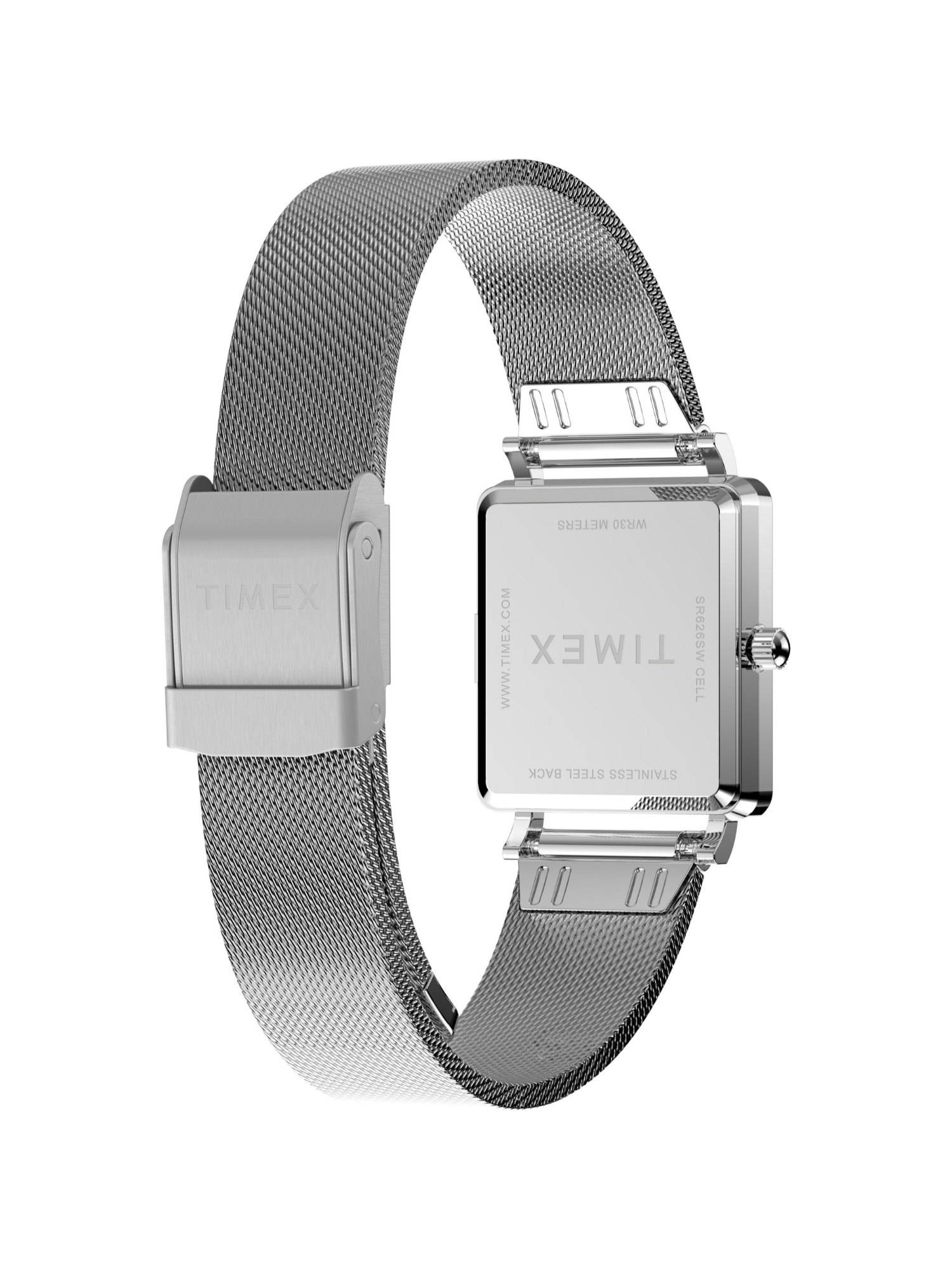 BEAMS x TIMEX Square キャンパー Silver Timex and Beams combine two