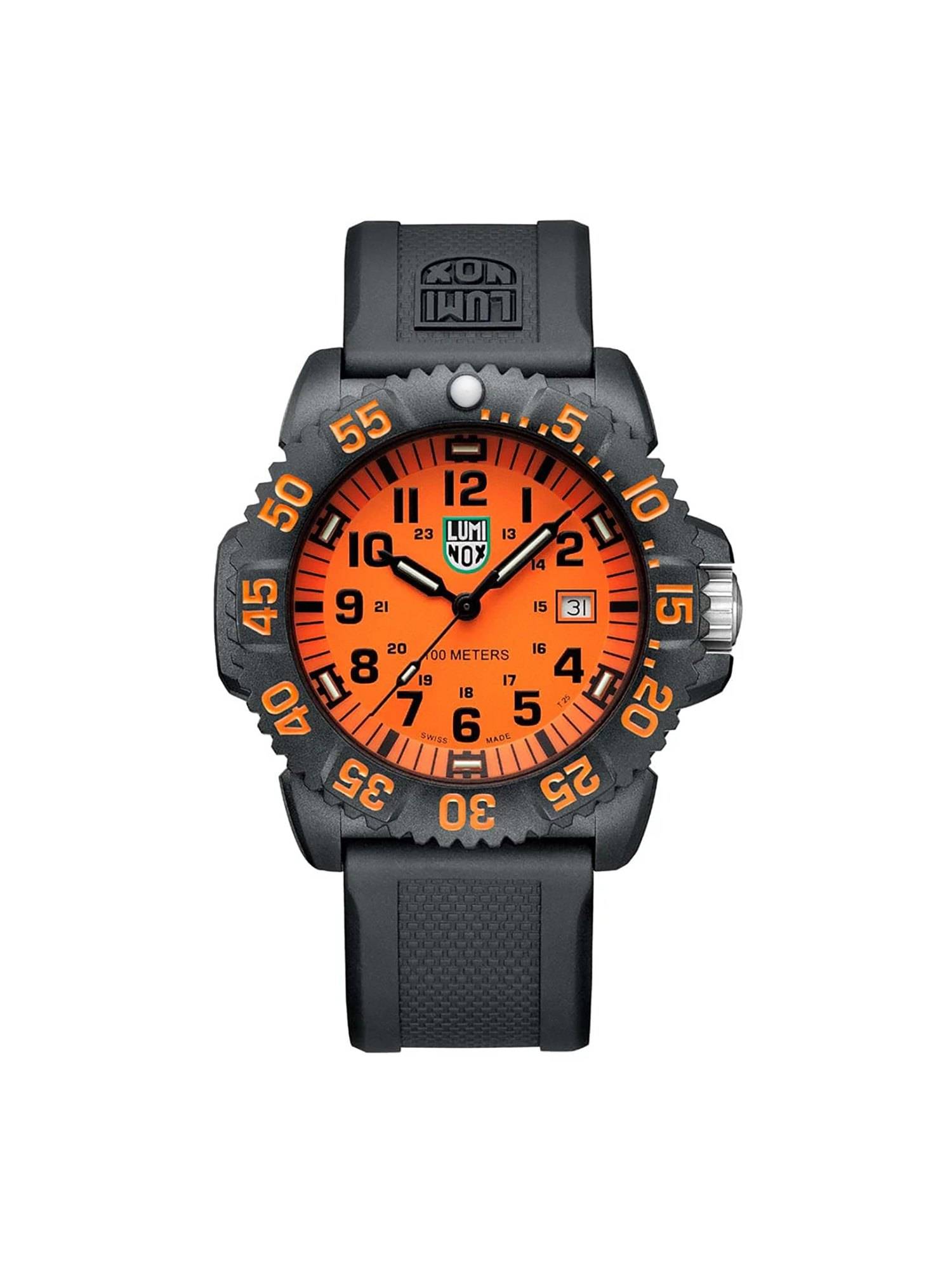 Luminox Sea Analog Round Orange Dial Watch for Men-X2.2059.1 (Medium)