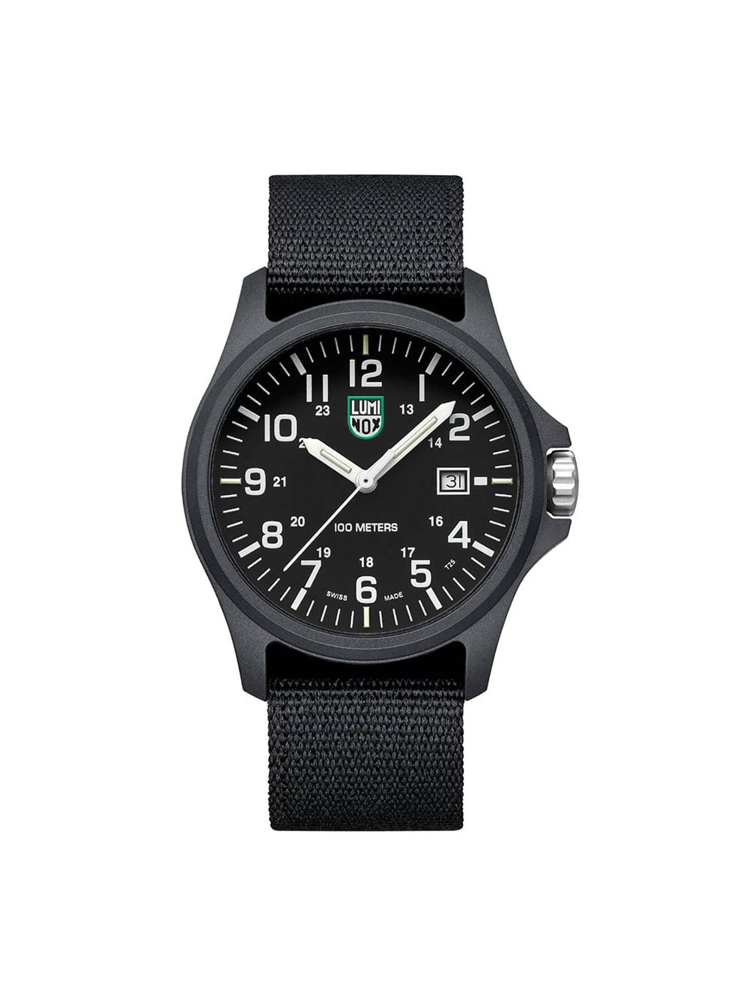 Luminox Moon Analog Round Black Dial Watch for Men-X2.2401.Nb (Medium)