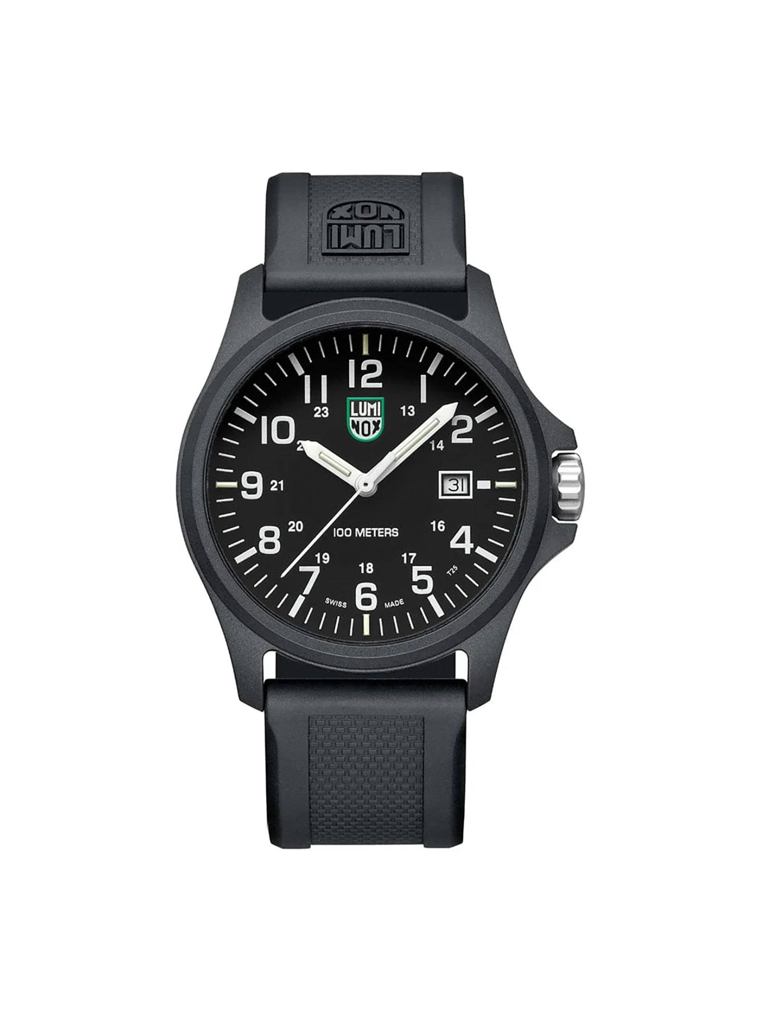 Luminox Moon Analog Round Black Dial Watch for Men-X2.2401 (Medium)