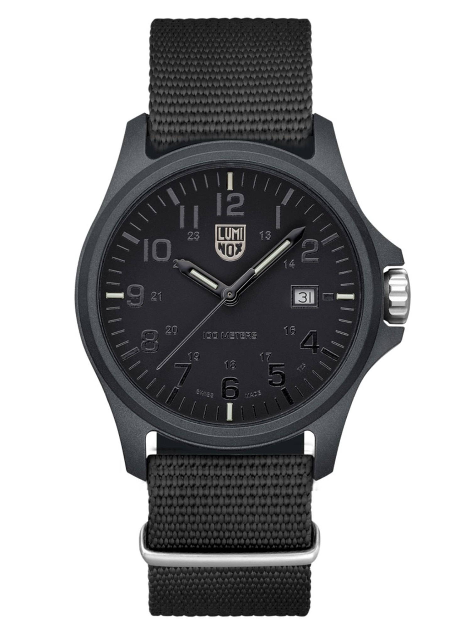 Luminox Patagonia Analog Round Black Dial Watch for Men-X2.Bd02.1 (Medium)
