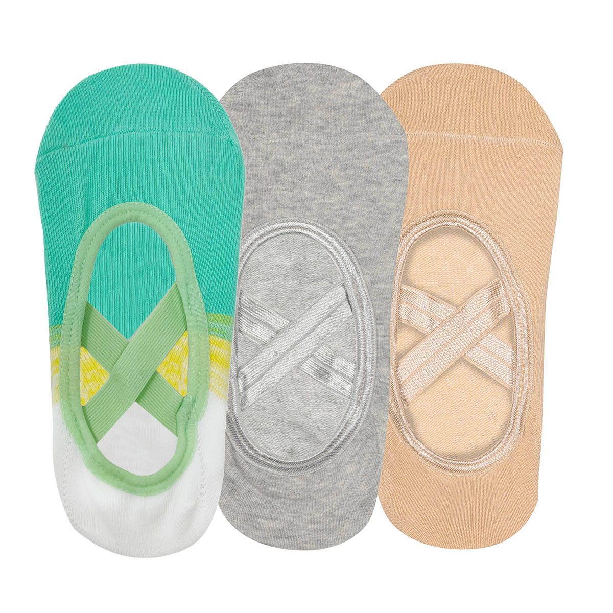 Mint & Oak Pilates Socks for Women (Pack Of 3)