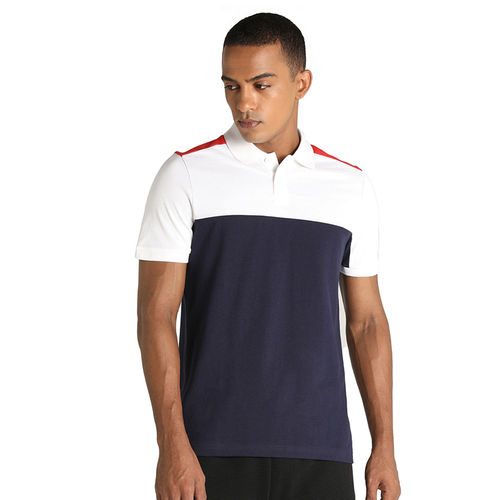 puma colorblock polo