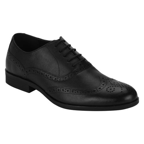 Buy Red Tape Men Black Brogue Shoes Online