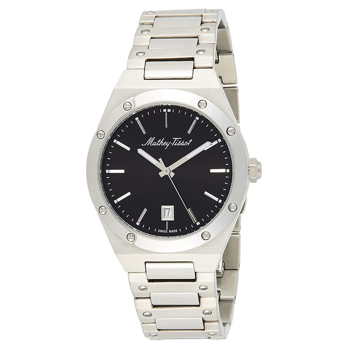 Buy Mathey Tissot Swiss Made Eliser Black Dial Men Watch H680AN Online