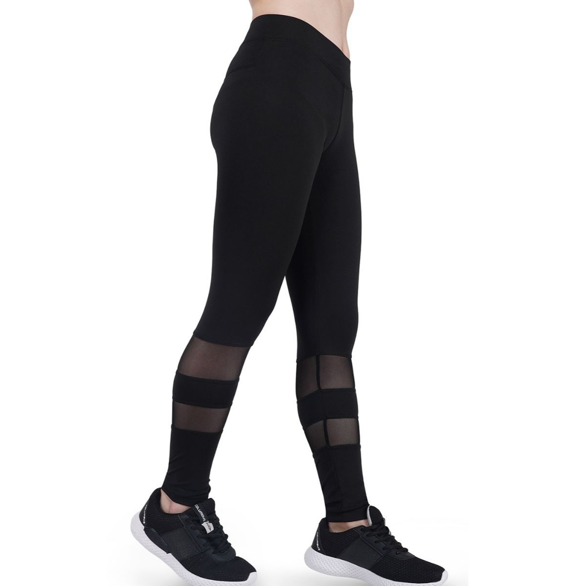 Buy DIAZ Womens 34 Gym Wear Tights for Women with Mesh Perfect for Active  Wear Yoga  Workout Gym Pants for Women  Girls Colour Black Size XL  Online at Best Prices